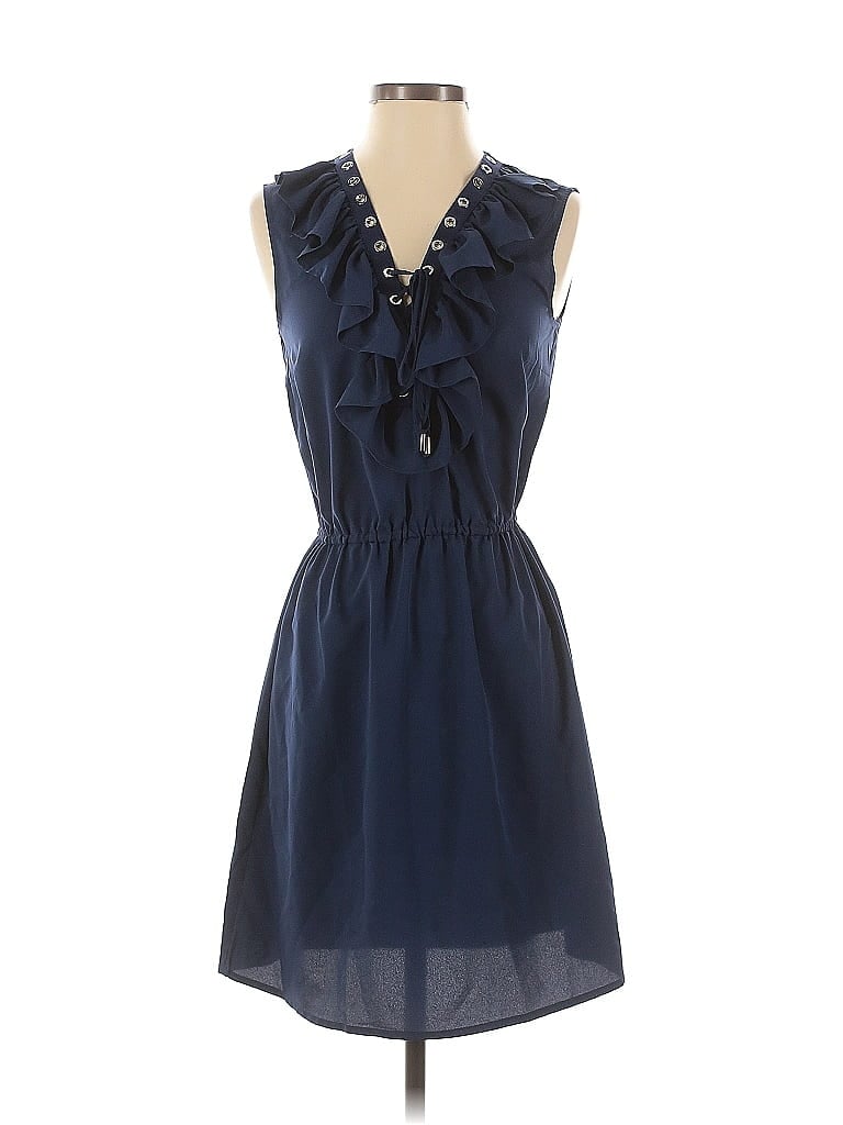 Pre-owned Venus Casual Dress In Blue