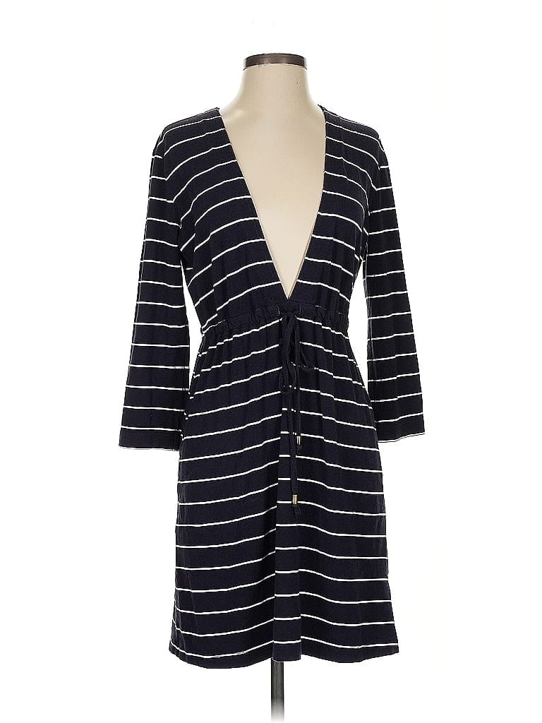 Pre-owned Lands' End Casual Dress In Black