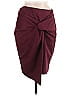 Haute Monde Solid Burgundy Formal Skirt Size M - photo 1