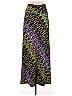 Bisou Bisou Print Purple Casual Skirt Size M - photo 1