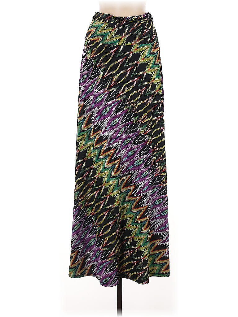 Bisou Bisou Print Purple Casual Skirt Size M - photo 1