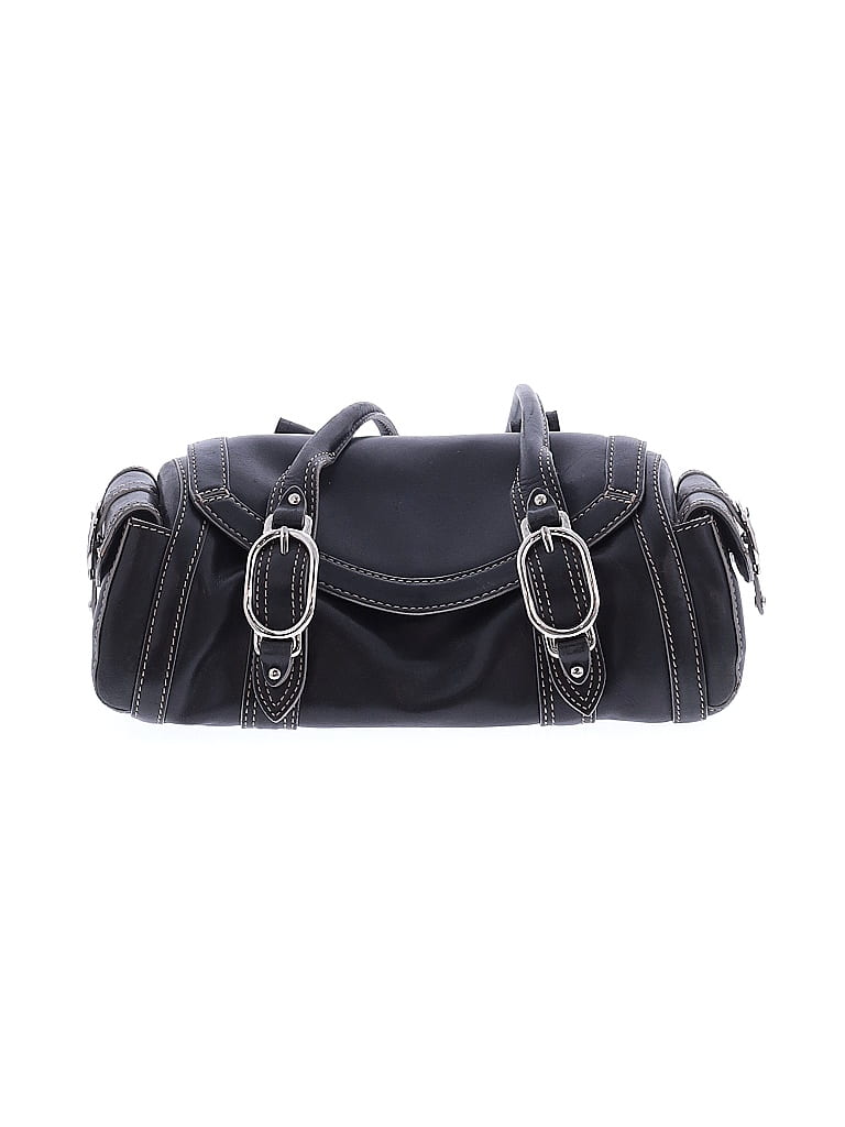 Cole Haan 100% Leather Black Leather Satchel One size - photo 1