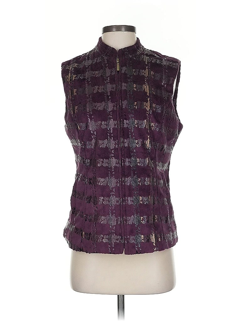 Click to view more detailed imagery on our partner's website Pre-owned Erin London Vest In Purple