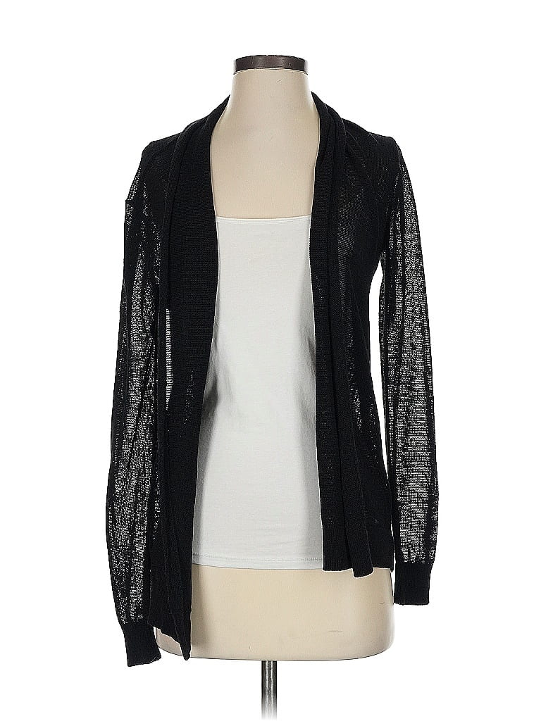 Pre-owned Club Monaco Cardigan Sweater In Black