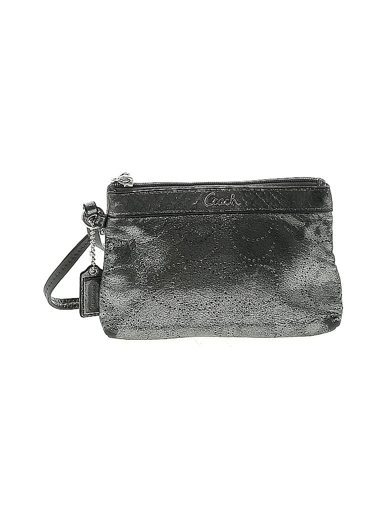 Coach Factory Metallic Silver Wristlet One size - photo 1