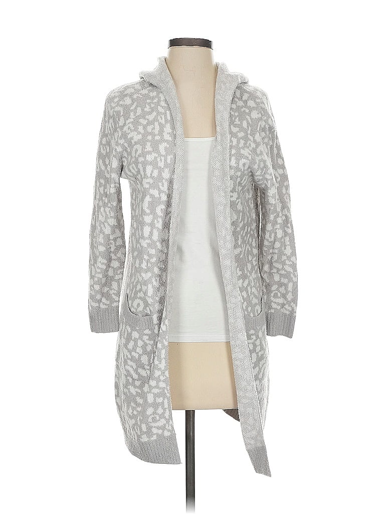 Click to view more detailed imagery on our partner's website Pre-owned Rachel Zoe Cardigan Sweater In Silver