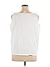 Ellos 100% Cotton White Sleeveless T-Shirt Size 1X - photo 2