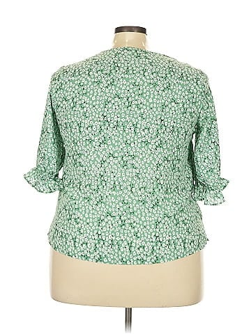 Well Worn 3/4 Sleeve Blouse (view 2)