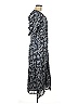 Sea New York 100% Cotton Paisley Blue Casual Dress Size M - photo 4