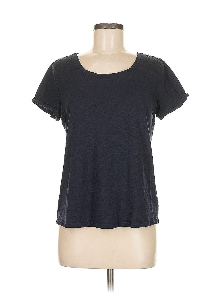Pre-owned Talbots Short Sleeve T-shirt In Blue