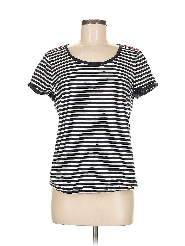 Pre-owned Talbots Short Sleeve T-shirt In Blue