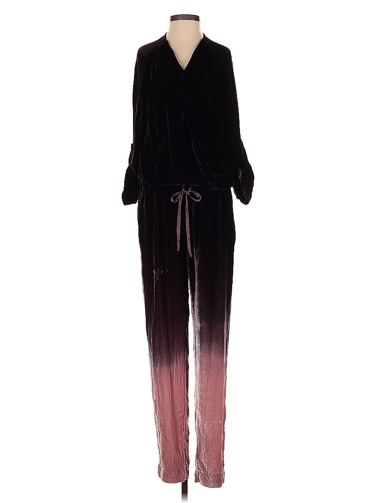 Young Fabulous & Broke Black Burgundy Jumpsuit Size XS - photo 1