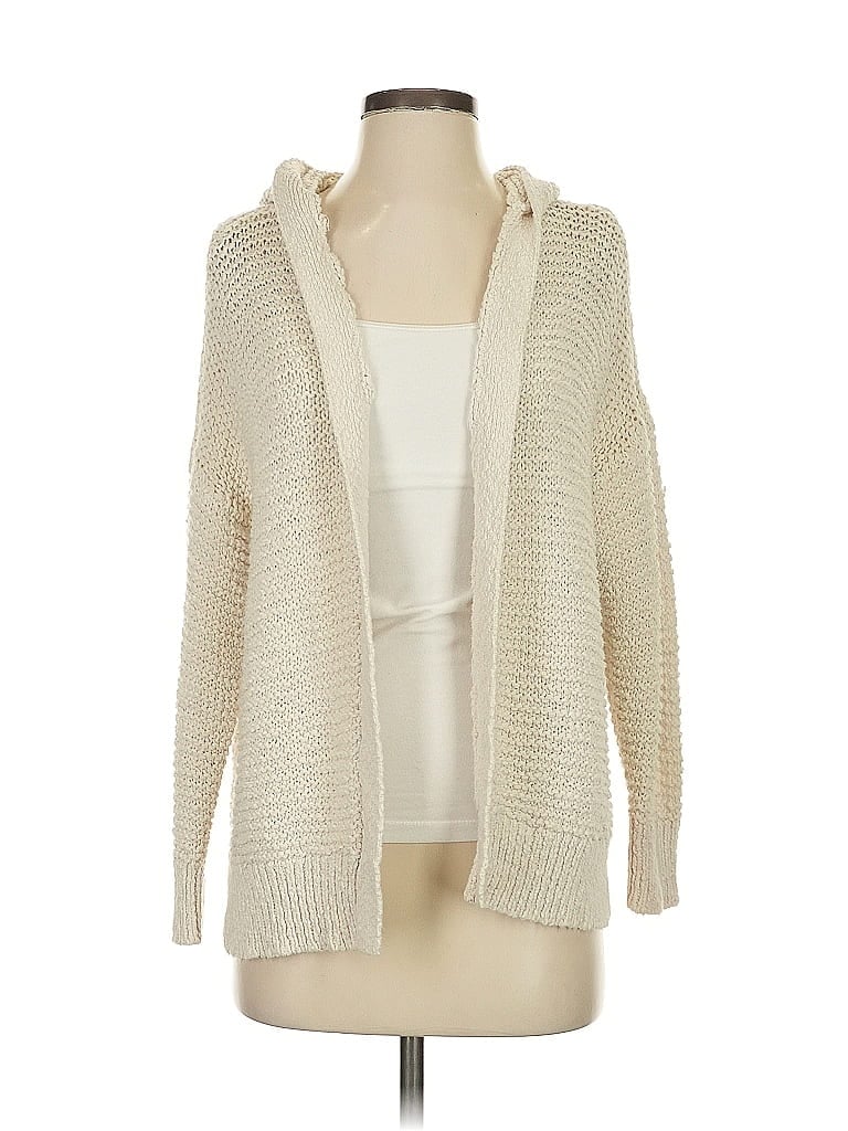 Pre-owned Aerie Cardigan Sweater In White