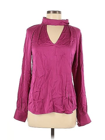 Trina Turk Long Sleeve Silk Top (view 1)