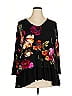 Karen Kane Black 3/4 Sleeve Blouse Size 2X - photo 1