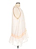 Free People 100% Cotton White Casual Dress Size L - photo 4