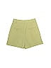Michael Kors Collection Solid Green Ivory Shorts Size 0 - photo 2