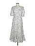 BB Dakota 100% Polyester Polka Dots White Casual Dress Size 8 - photo 1