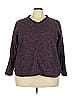 St. John's Bay 100% Polyester Purple Pullover Sweater Size 2X - photo 1