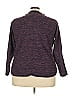 St. John's Bay 100% Polyester Purple Pullover Sweater Size 2X - photo 2