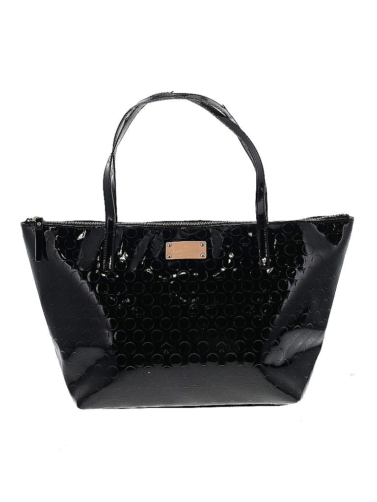 Kate Spade New York 100% Polyvinyl Chloride Black Tote One size - photo 1