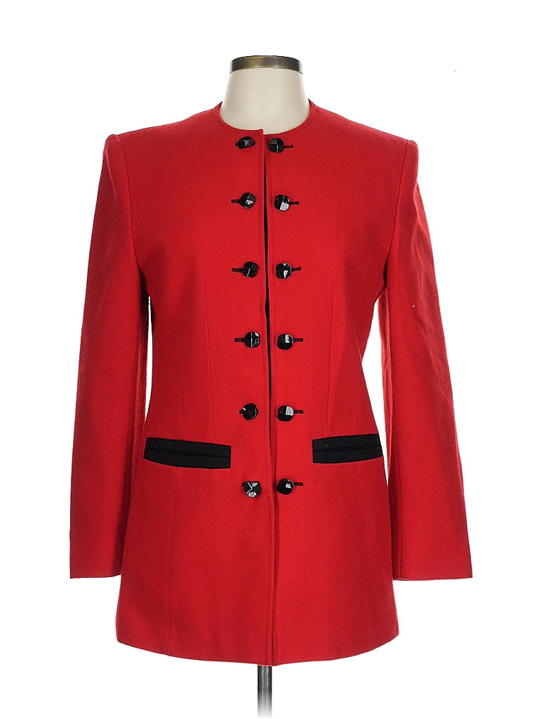 Guy Laroche 100% Baumwolle Red Coat Size EU (FR) 42 / US 10 - photo 1