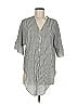Max Studio Gray 3/4 Sleeve Blouse Size M - photo 1