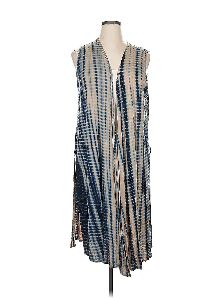 Cardigan/cover-up LuLaRoe Bianka Taille 3 - Rayé Bleu Et Blanc, Occasion Très Bon état, Taille Juniors