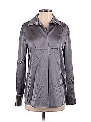 Alberto Makali Long Sleeve Silk Top