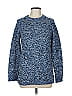 Akris Punto Tweed Blue Pullover Sweater Size 8 - photo 1