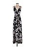 Veronica M. Floral Black Casual Dress Size S - photo 1