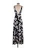 Veronica M. Floral Black Casual Dress Size S - photo 2