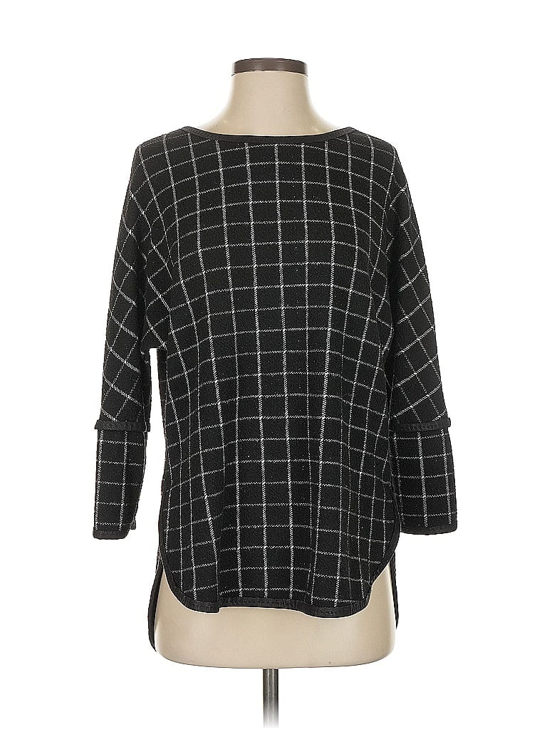 Pre-owned Max Studio Pullover Sweater In Black