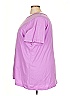 Woman Within 100% Cotton Purple Short Sleeve T-Shirt Size 3X - photo 5