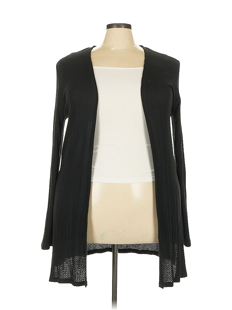 Ambiance Black Cardigan Size 3X - photo 1