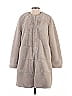 MNG 100% Polyester Gray Ivory Coat Size S - photo 1