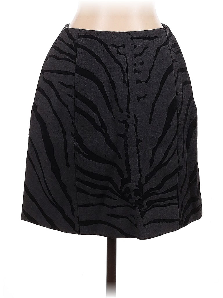 Pre-owned Carven Wool Skirt In Black