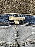 Woman Within Floral Blue Denim Shorts Size 22 - photo 3