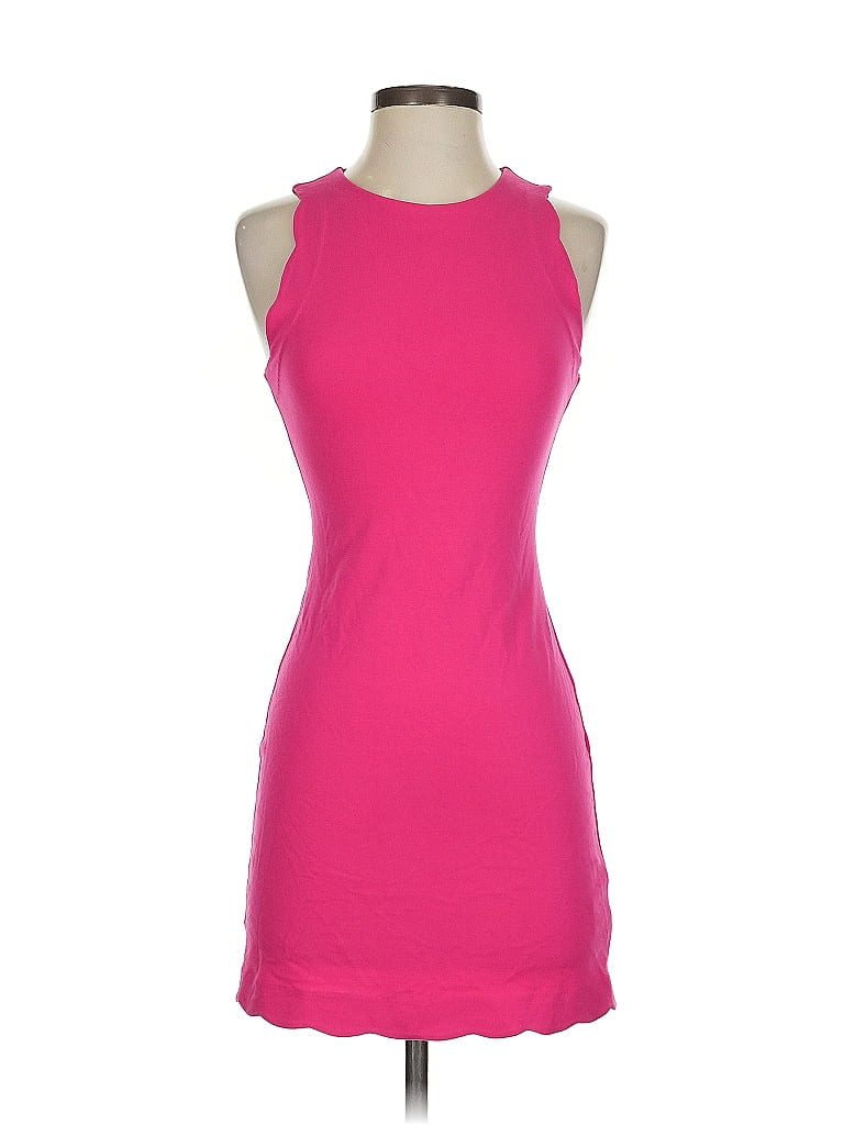 For Love & Lemons Solid Pink Cocktail Dress Size S - photo 1
