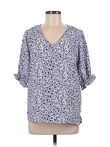 Well Worn 3/4 Sleeve Blouse (view 1)
