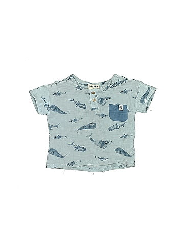 Rabbit Bear Short Sleeve Button-Down Shirt (view 1)
