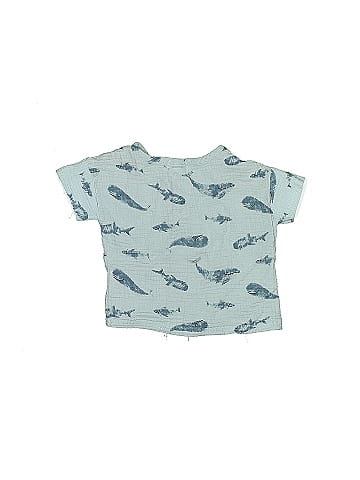 Rabbit Bear Short Sleeve Button-Down Shirt (view 2)