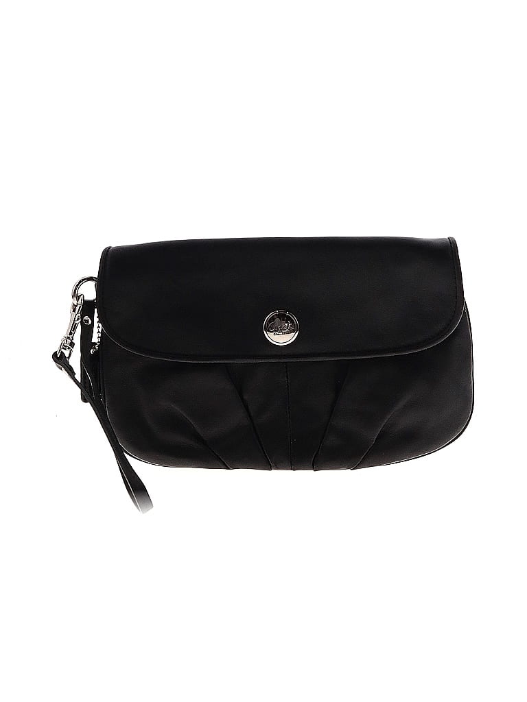 Coach Factory Black Leather Wristlet One size - photo 1