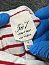 Cinq à Sept 100% Cotton Stripes Red Short Sleeve T-Shirt Size S - photo 3