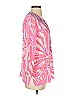Lilly Pulitzer 100% Silk Pink 3/4 Sleeve Silk Top Size S - photo 4