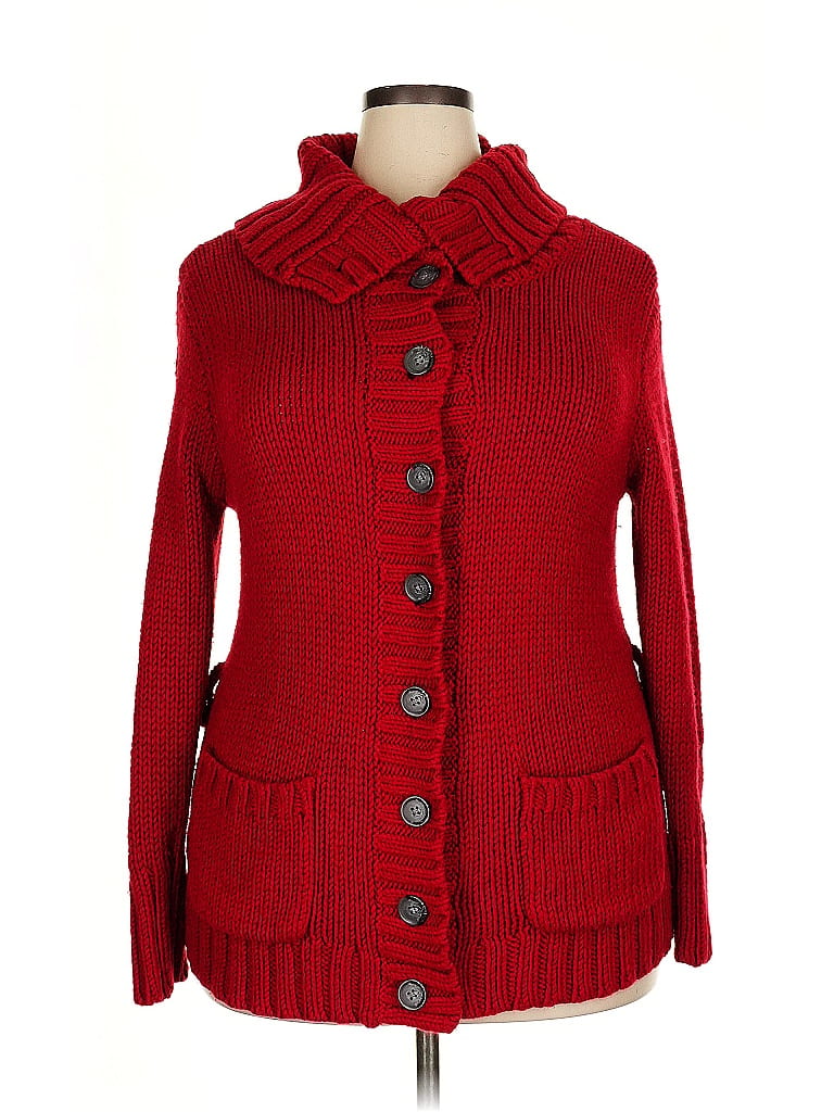 Gap Body Red Cardigan Size XXL - photo 1
