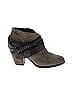 Trouve Gray Tan Ankle Boots Size 8 1/2 - photo 1