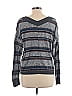 BKE Stripes Gray Pullover Sweater Size L - photo 2