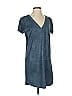 Lavender Brown 100% Polyester Blue Casual Dress Size S - photo 1