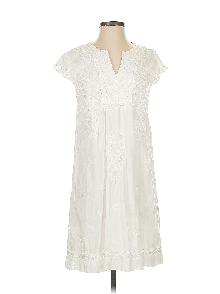 Roller Rabbit 100% Cotton White Casual Dress Size XS - photo 1